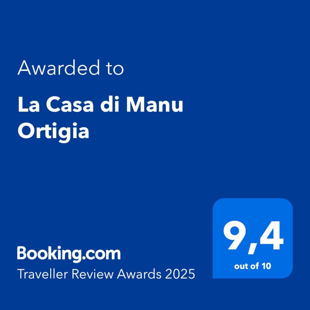 La Casa Di Manu Ortigia Villa Сиракуза Екстериор снимка